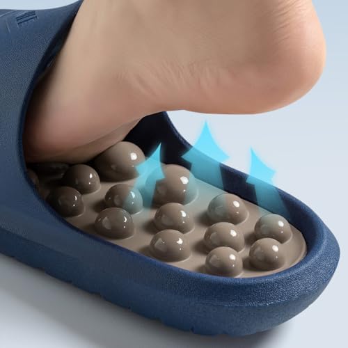 Premium Comfort Massage Mat Slides Flat Sandals Summer Slippers For Men Non Slip Indoor Outdoor Footwear2