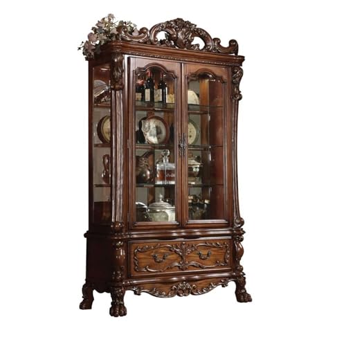 Acme Dresden Curio in Cherry Oak