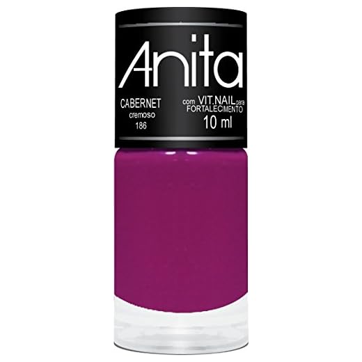 Esmalte Cabernet, Anita Cosméticos, Vinho/Roxo