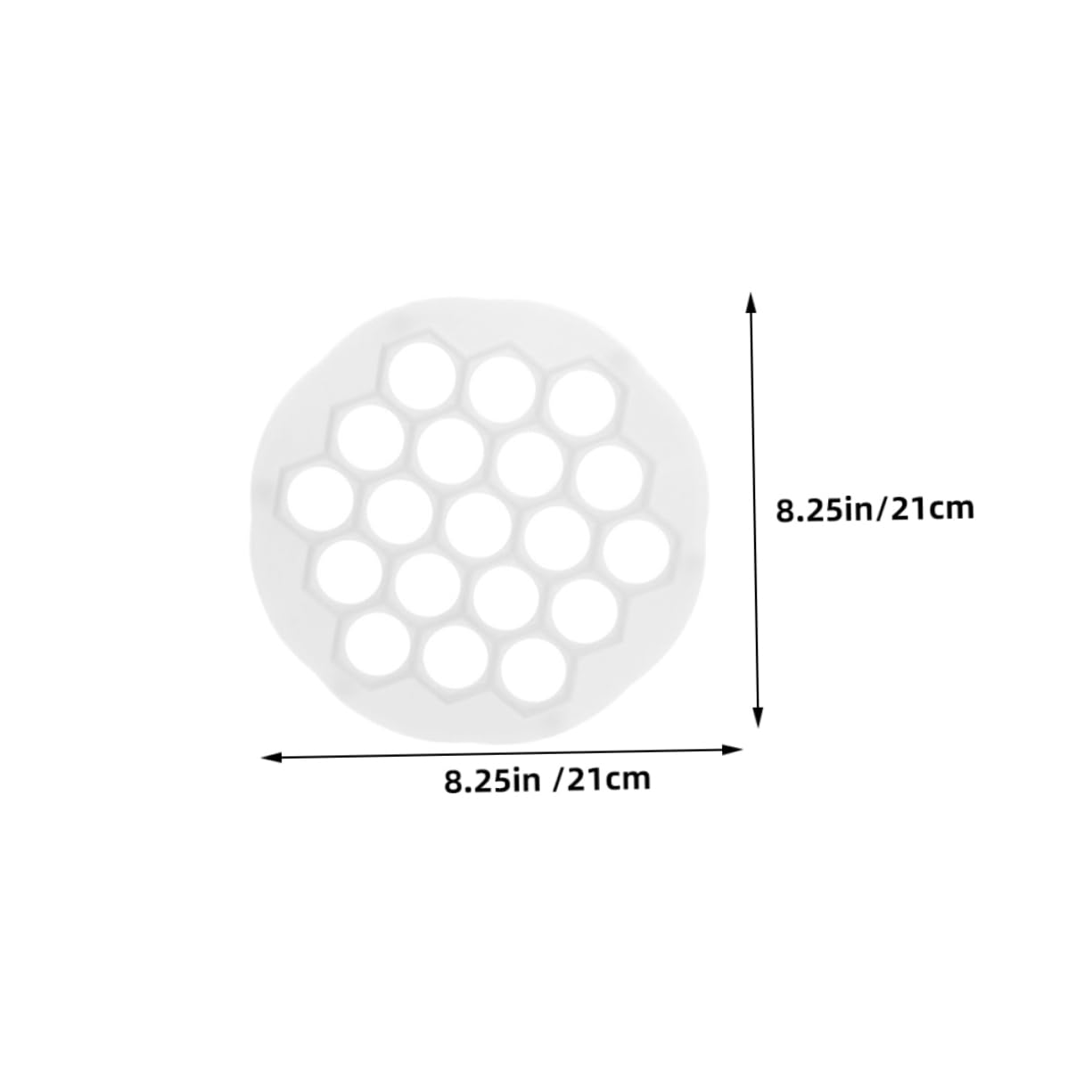 Cabilock 2pcs Reusable Dumpling Mold for Quick Ravioli Pastry -saving Kitchen Gadget for Homemade Dumplings Easy to Use Store