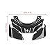 Taillight Guard Cover, Carbon Fiber Motorcycle Taillight Cover Rear Taillight Guard Cover Motorcycle Accessories Replacement Fit for MT-10/FZ-10 2016-2018, Black