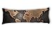 AILOVYO World Map Machine Washable Silky Shiny Satin Decorative Body Pillow Case Cover, 20-Inch x 54-Inch