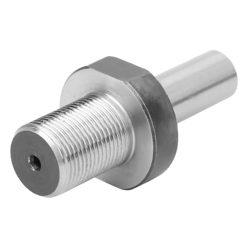 Culnflun Mandrino Biella, M14*1 Adattata a K01-50/63 K02-50/63, Parte Mini Tornio Stabile in Acciaio Inossidabile (10mm-M14*1)