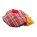 Produktbild Bristol Novelty BH124 Schottischer Tartan-Hut mit rot-blondem Haar, für Herren, rot, Einheitsgröße Halloween