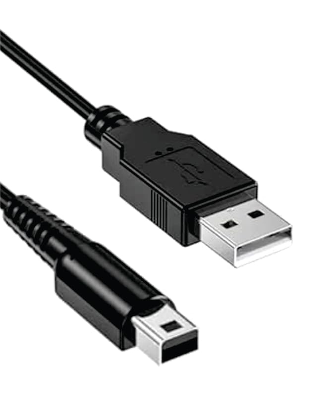 Charging cable for Nintendo 3DS,Cable for 3DS, 3DS XL, 2DS, DS/DSi, New 3DS, New 3DS XL 1.2m USB Cable for Easy Charging at Home or On-the-Go