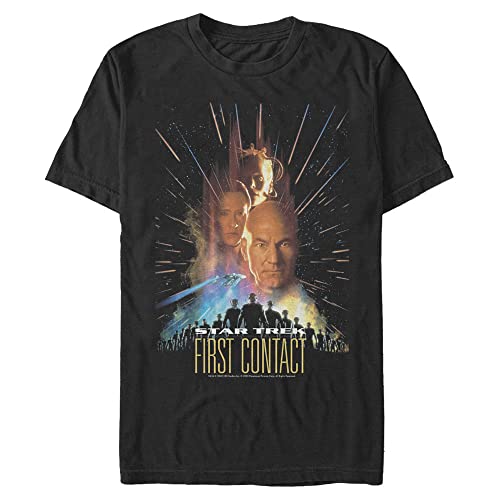 Star Trek First Contact t-shirt homme grande taille noir