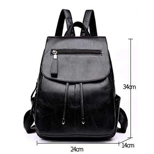 Mochila feminina casual para todas as combinações elegante bolsa de ombro para adolescentes e menina