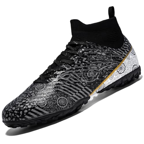 VTASQ Fußballschuhe Herren High Top TF Kunstrasen Fussballschuhe Kinder...