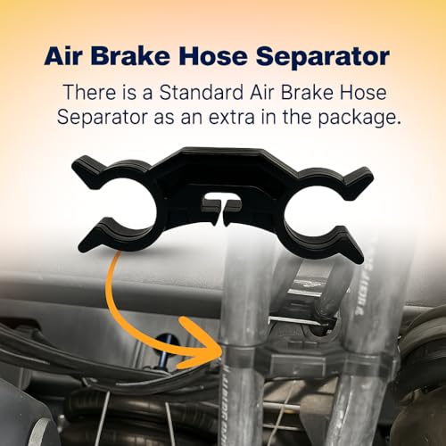 Torque 24" Air Brake Chamber Hose 1/2" x 3/8" NPT Swivel With Separator by Torque - Used condition - Image 2