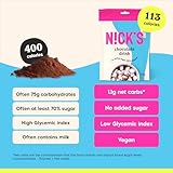 NICKS Chocolate drink, Instant Hot Chocolate Cocoa Powder No Added Sugar, Keto, Dairy Free, Vegan (250 g (Pack of 1)) - Image 6
