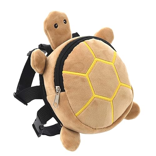 BaoblazeRucksack für Hunderücken Klein, Hunderucksack-Geschirr mit Leine, Niedliche Hunde Selbsttragender Rucksack, Hunde-Satteltasche für Welpe Katze, Hellgelb Material: Wildleder