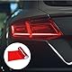 Tönungsfolie Auto,Scheinwerfer Folie,Auto Tönungsfolie Glänzend,Auto Folie Rote Glanz,Klebefolie,Selbstklebende Transparent Autofolie für Rücklichter,Nebelscheinwerfer,Rückleuchten (Rot,120x30cm)