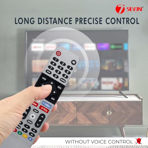 Image of 7SEVEN Compatible with Vu Smart Tv Remote Control Original Suitable for Android 4K LED UHD OLED HD Vu Television with OTT Hotkeys - Non Voice Command