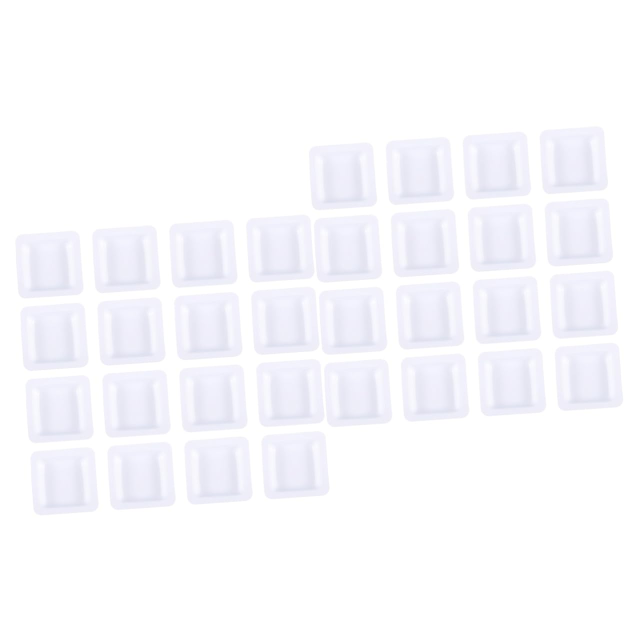 MUSISALY 2sets Weight Trays Weighing Plate Weighing Boat Dish Accurate Non-Stick 50pcs*2