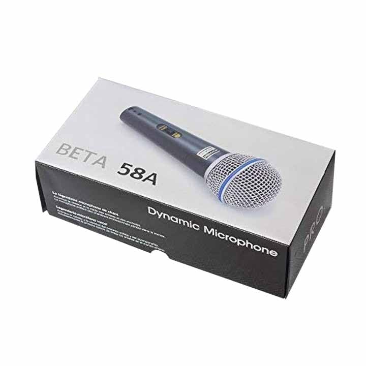 BETA 58A Dynamic Microphone with XLR Cable and Carry Bag | On/Off Switch, Includes XLR Cable, Carrying Pouch Included, Vocal Microphone, Wired Connection-image-38