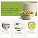 Homestockplus Large Disposable Bowl - Heavy Duty Paper Bowls - Made from Sugarcane and Bamboo Fiber, Microwave Safe - 48 Oz Paper Bowls for Soup, Salad, Ramen, Popcorn, etc.[50/Pack] 4