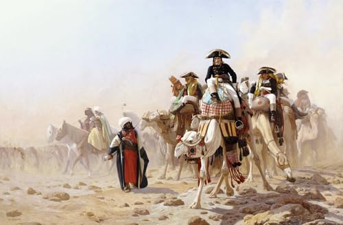 Impression Tableaux Graffiti Art Mural Napoléon pour mur blanc
