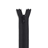 Nylon Coil Black Zipper 11 inch Non-Separating - #3 11' Zipper for Sewing Craft Pant/Skirt/Dress/Bag/Home Textile - Sewing Zippers for Handmade