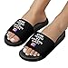 I Can't Keep Calm I'm Puerto Rican Home Slippers Non-Slip Open Toe PVC Shower Slippers Fashion Sandals for Men Women 43 (265mm)