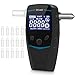 Produktbild Drivaid Alkoholtester, Akkurater Atemalkoholmessgerät Professioneller mit Eingebautem Notfall Hammer, Halbleiter Sensorik, Digitaler LCD Anzeige, Wiederaufladbar Promilletester (A)