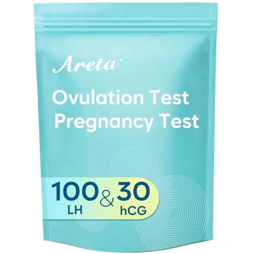 Image of Areta 100 Ovulation Test Strips + 30 Pregnancy Tests, Combo Kit