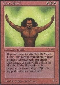 Magic: the Gathering - Mijae Djinn - Arabian Nights