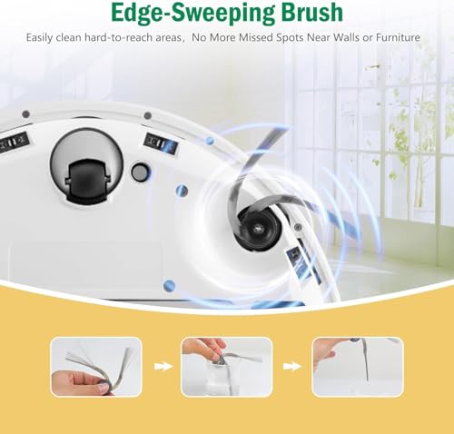 Image of Replacement Parts for Roborock Q7 M5 /Q7 M5+ /Q7 L5 /Q7 L5+ Robot Vacuum Kit, 1 Main Brush, 4 Side Brush, 4 Hepa Filter, 4 Mop Pads, 4 Dust Bags, 1 Cleaning Tool, 1 Screwdriver