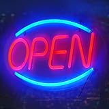 OPEN Neon Sign Lights 18'x 8.7' Big LED Wall Light Art Decor Novel Night Neon Lamps Powered by USB W