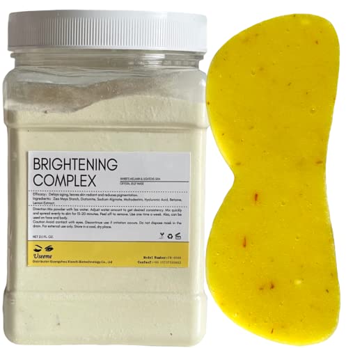 Gsc Jelly Mask For Face Care, Jelly Masks For Facials Professional: Vajacial Jelly Mask Peel-Off, Moisturizing, Brightening & Hydrating Face Mask Maker Powder, Skin Care Sets & Kits (Brightening) #TOP12