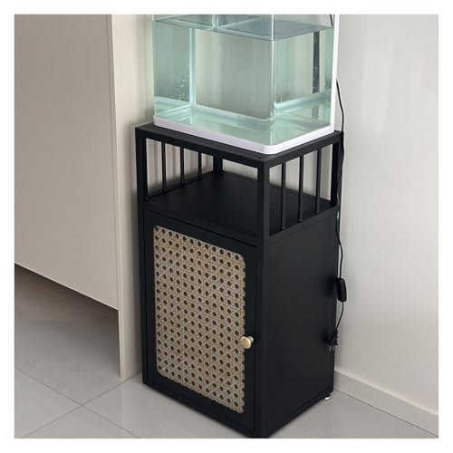 Generico Wytrzymały metalowy stojak na akwarium, stojak na akwarium, wytrzymały i odporny na duże obciążenia. Metalowy stojak do terrarium do akwarium, wysokość
