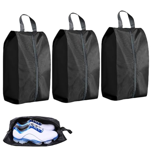 3Pcs Bolsas Zapatos de Viaje,Bolsa de Zapatos Antimanchas Impermeable,Bolsa de Almacenamiento portátil para Zapatos a Prueba de Humedad