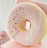 ChezMax Round Doughnut Donut Seat Back Stuffed Cushion Insert Filler Filling Throw Pillow for Bedroo
