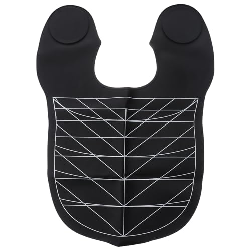 Bandeja para lavar el cabello estable de cuero negro lavacabezas portátil reutilizable