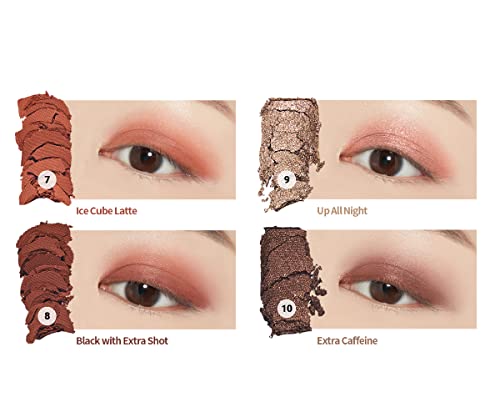 Etude Play Color Eyes #Caffeine Holic (21Ad) | Vivid 10 Color Eye Shadow Palette With Soft Texture And Daily Deep Coffee Colors | Eyes Makeup | Kbeauty #TOP4