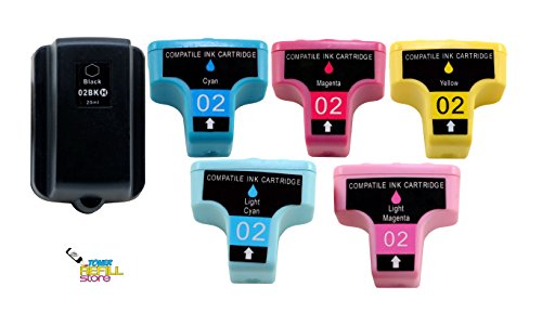 Compatible HP PhotoSmart C5100, C5140, C6250, C6270, C6280 (1BK, 1C, 1M, 1Y, 1PC, 1PM)