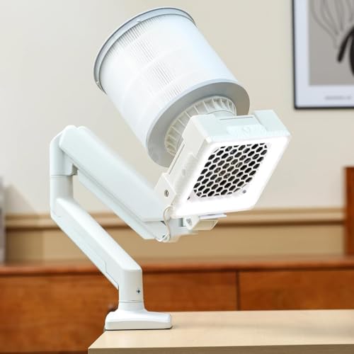 Aspirateur poussière manucure pour éliminer les résidus de limage avec bras articulé et LED