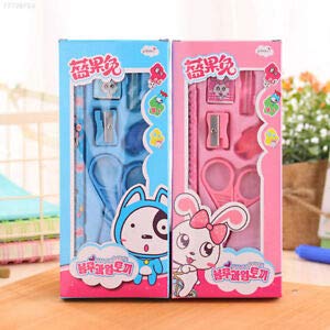 Ketsicart D082 Kids Gifts Grip Pen Eraser Scissors Write Kindergarten Convenience