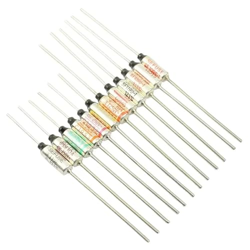 Fusible thermique SF 121C 10A axial pour appareils ménagers, lot de 5 pièces SF119E
