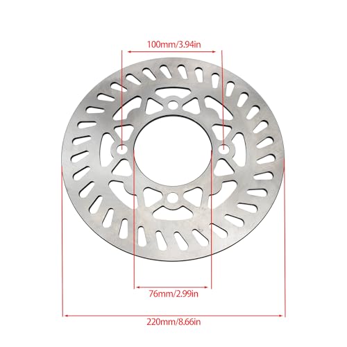 Disque de frein moto 190mm 220mm pour trajets quotidiens et balades - 2