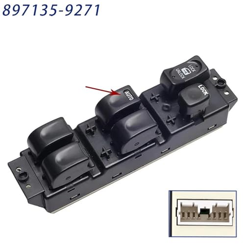 Interrupteur lève-vitre Isuzu Rodeo 1998-2004 pour réparation de commande électrique - 6