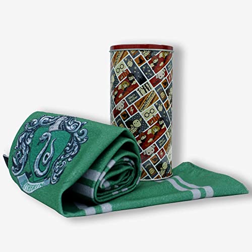 Cachecol Oficial Harry Potter Sonserina Presente Geek cor:Verde