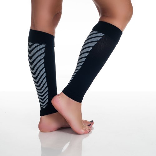 Remedy Calf Compression Sleeve Socks, Black, X-Large