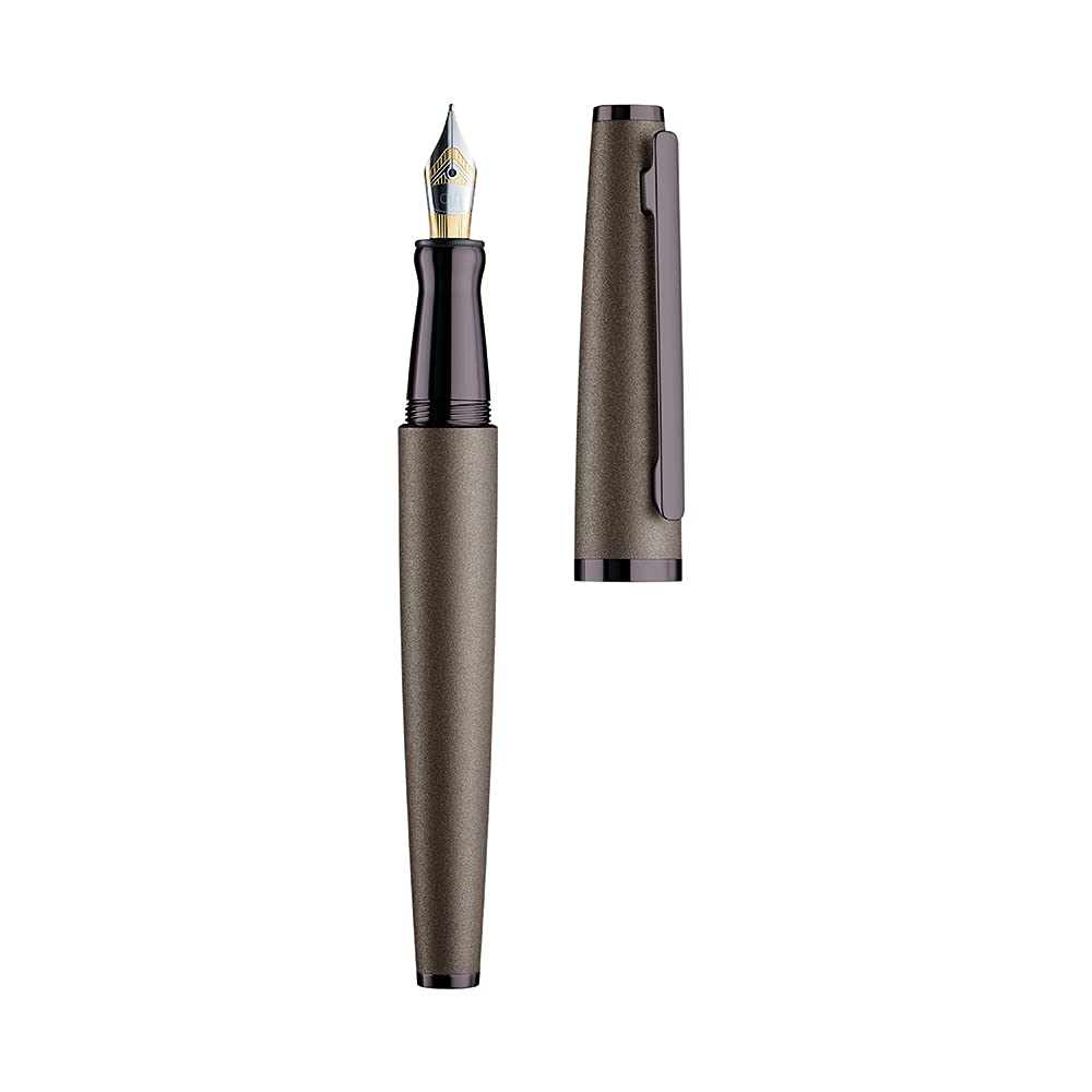 Otto Hutt Füllfederhalter D06 – Aluminium, Lavender-Violet-Platin, Strichstärke EF, 14 Cm (Modell 038-11369)