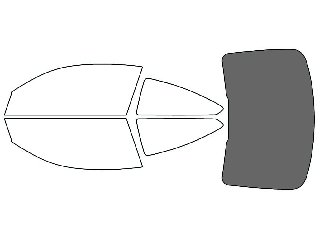 Rvinyl Window Tint Kit Compatible with BMW M4 2015-2020 (Coupe) - Rear Windshield Precut Kit - 35%