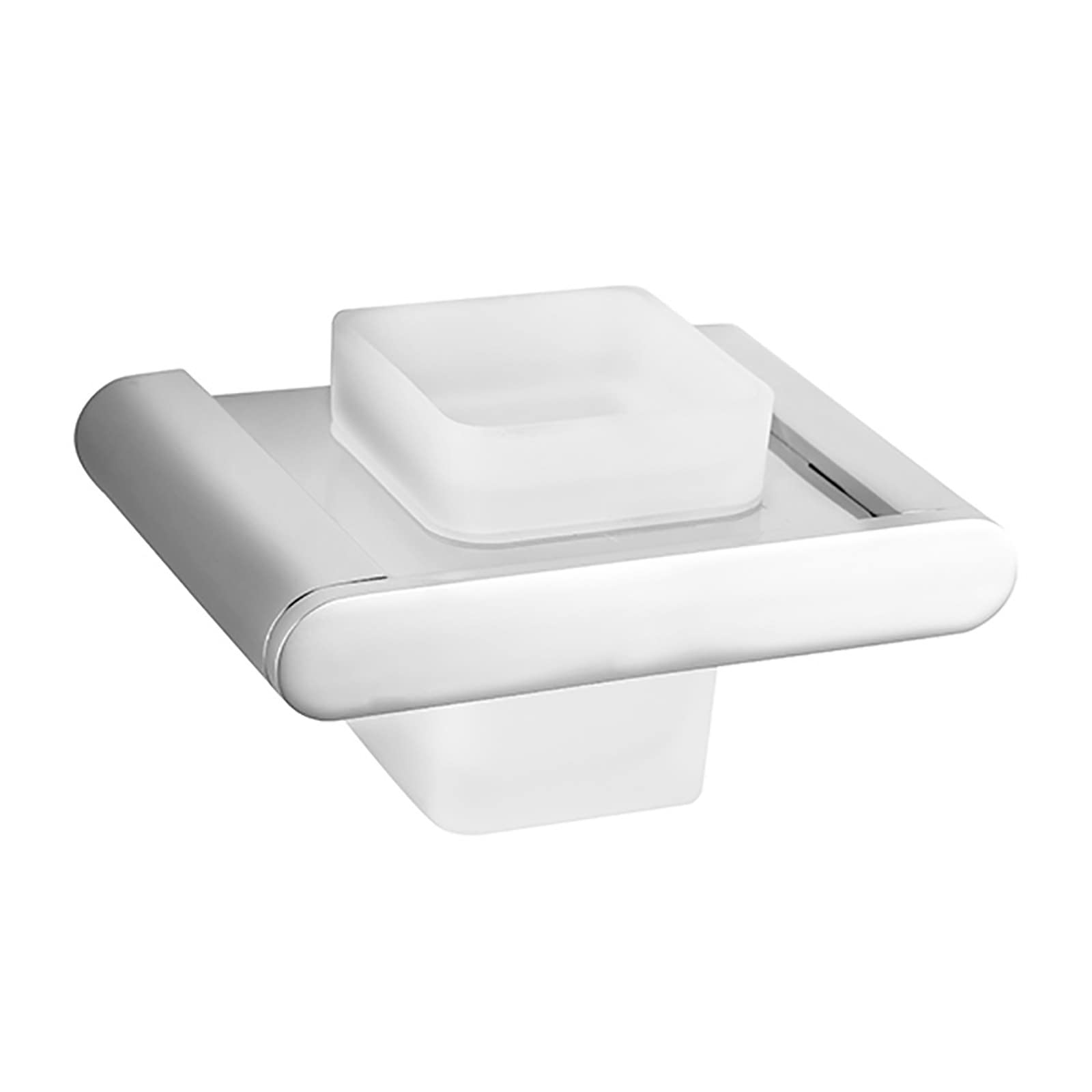 Porta Cepillo de Dientes, Pared Soporte Cepillo de Dientes Soltero, Cobre Eléctrico Estuche Cepillo Dientes, Organizador Baño para Hogar Hotel Cromado