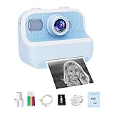 Sofortiger Kamera-Druck für Kinder – Sofortbildkamera-Druck für Kinder, niedliche Kinderkamera für Mädchen, beliebtes Kinderspielzeug, Karte.