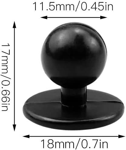 50er Set Kochjacken Knöpfe Schwarz - Kugelknöpfe Für Berufsbekleidung