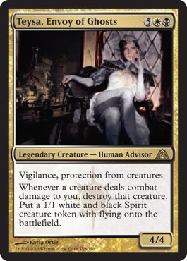 Amazon.co.jp: MTG 英語版 DGM-EN108 Teysa, Envoy of Ghosts