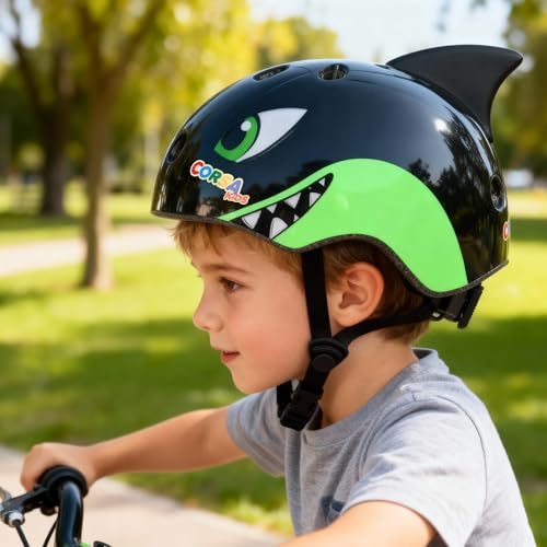 Image of Toddler Kids Bike Helmet, Adjustable and Multi-Sport, 3 Sizes for Ages 1-2-3-5-8-14 Years Child Infant Boys Girls