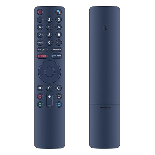 GOUYESHO XMRM-010 Passend für Xiaomi Smart TV Voice Fernbedienung Ersatz für Xiaomi MI TV 4S 4A Series Android Smart TV L32M5-5ASP L43M6-6AEU L55MS-5A L65M5-5ASP mit Netflix- und PrimeVideo-Tasten